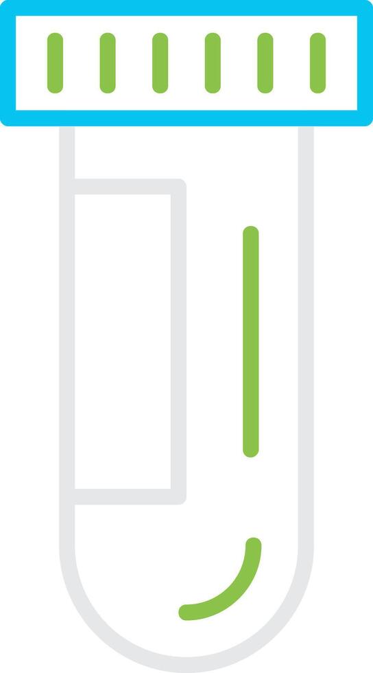 Test Tube Creative Icon Design vector
