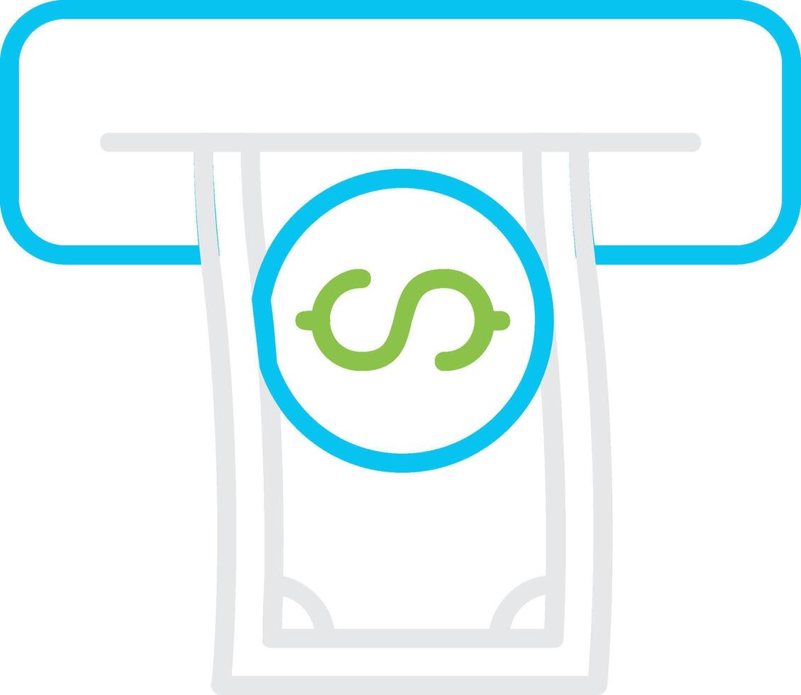 Withdrawal Creative Icon Design vector