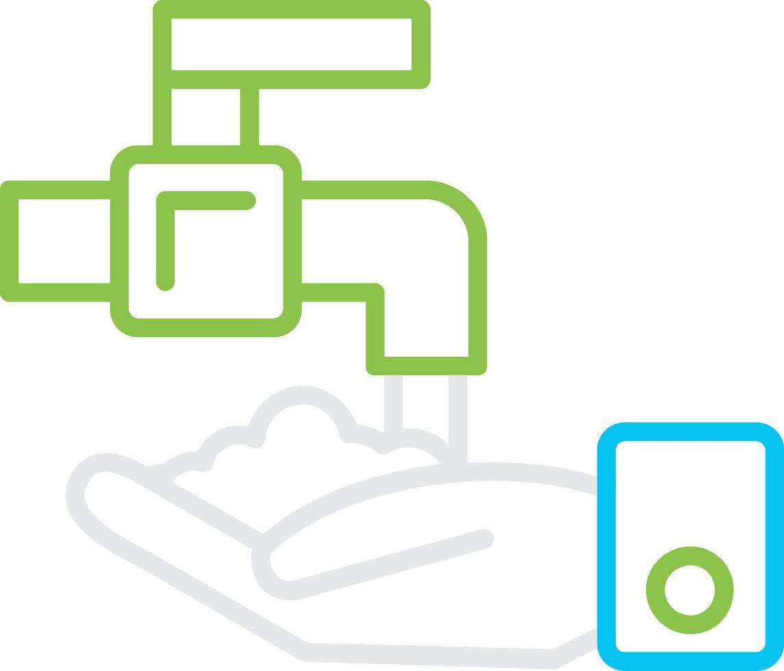 Handwash Creative Icon Design vector