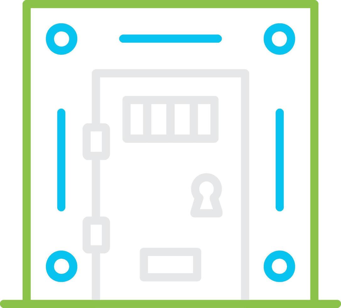 Door Creative Icon Design vector