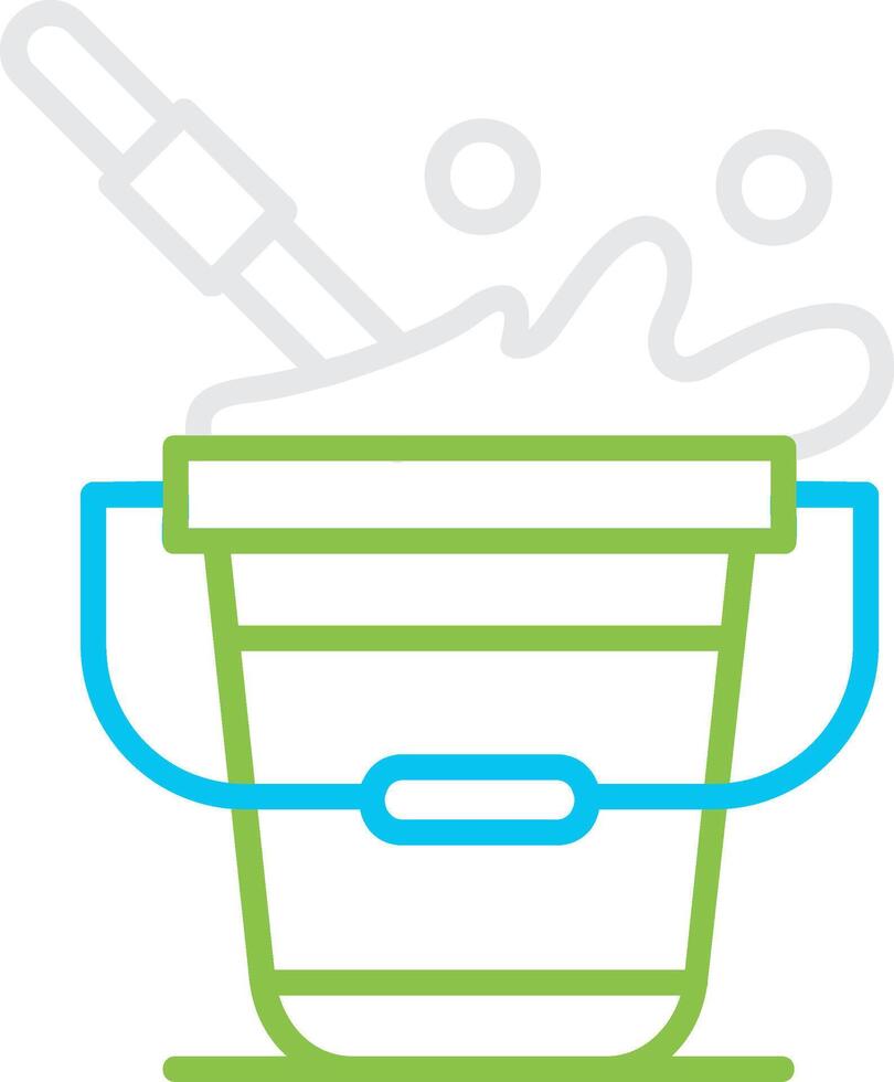 Bucket Creative Icon Design vector