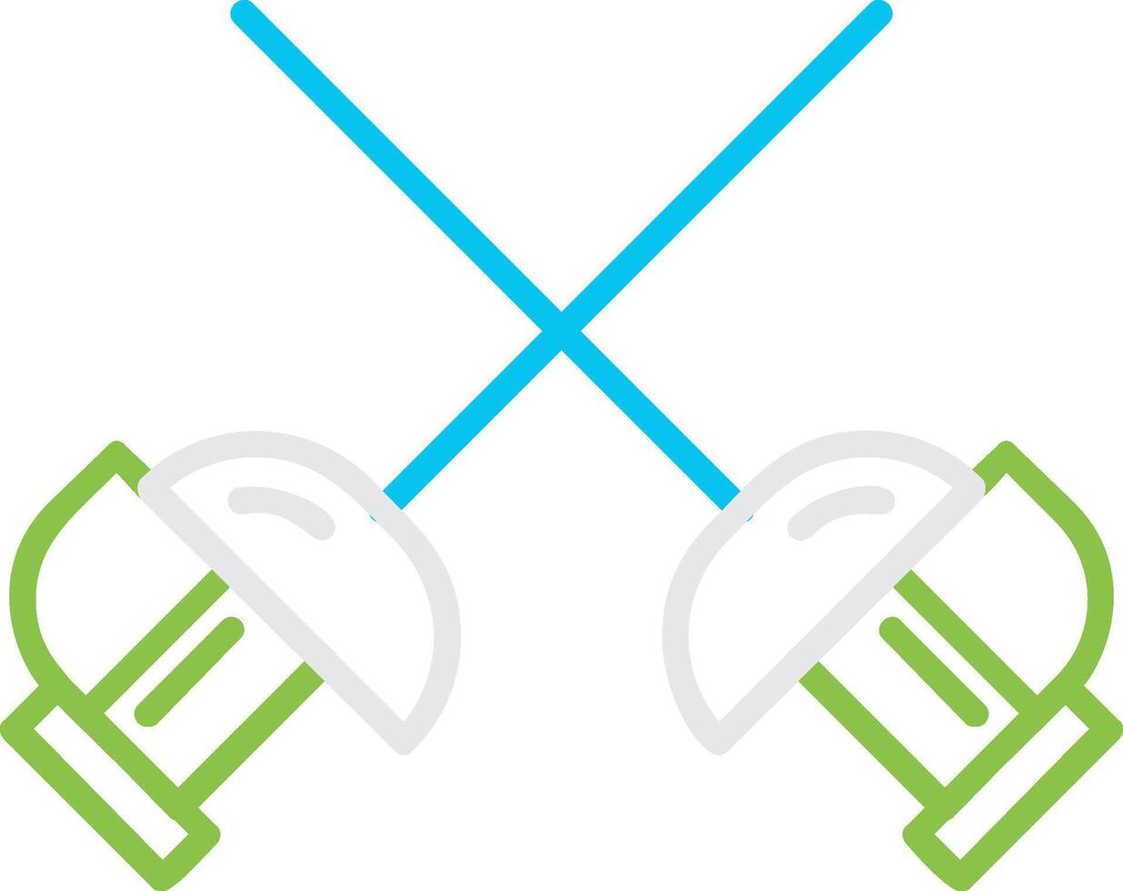 Swords Creative Icon Design vector