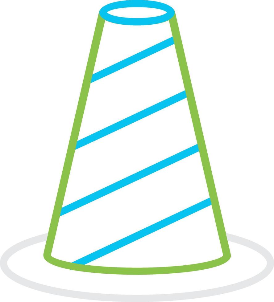 Traffic Cone Creative Icon Design vector