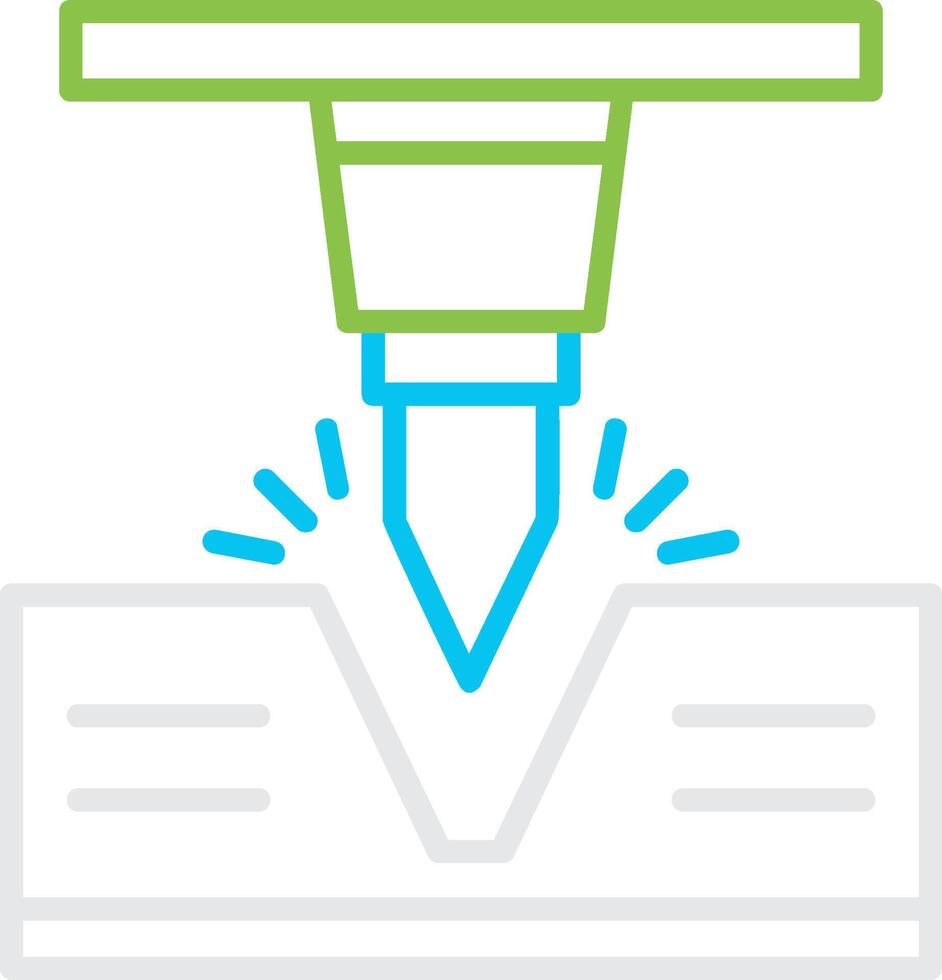 Bending Creative Icon Design vector