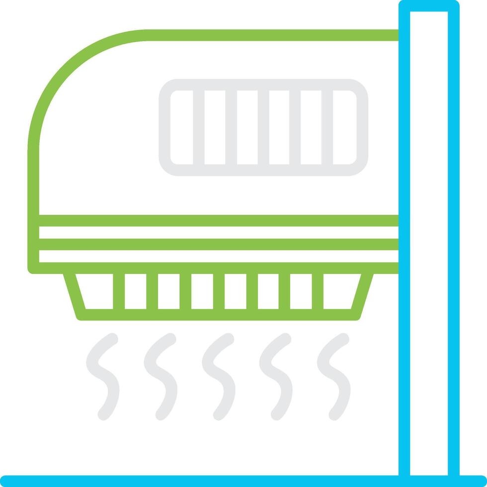 Hand Dryer Creative Icon Design vector