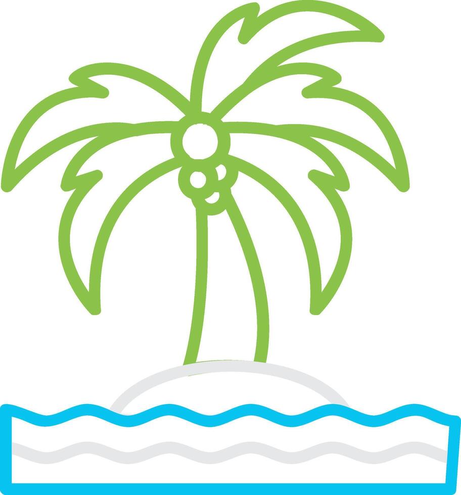 Island Creative Icon Design vector