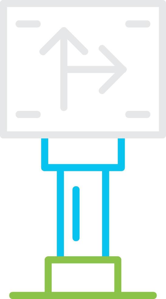 Traffic Sign Creative Icon Design vector