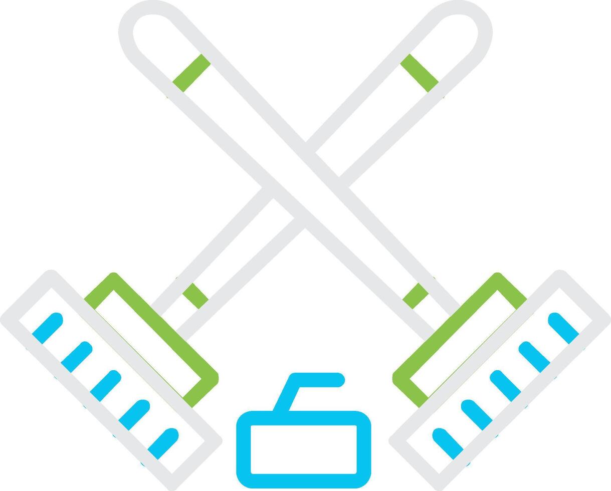 Curling Creative Icon Design vector