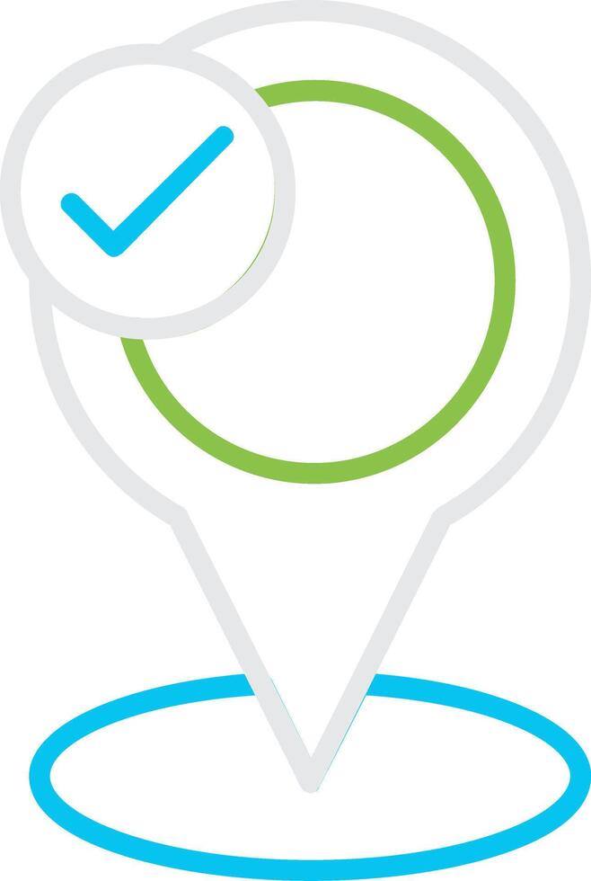 Checkmark Creative Icon Design vector