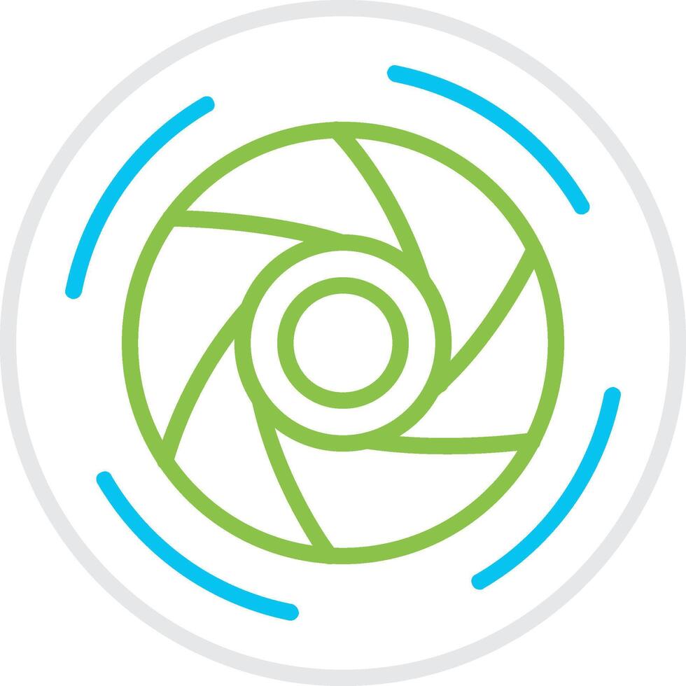 Diaphragm Creative Icon Design vector