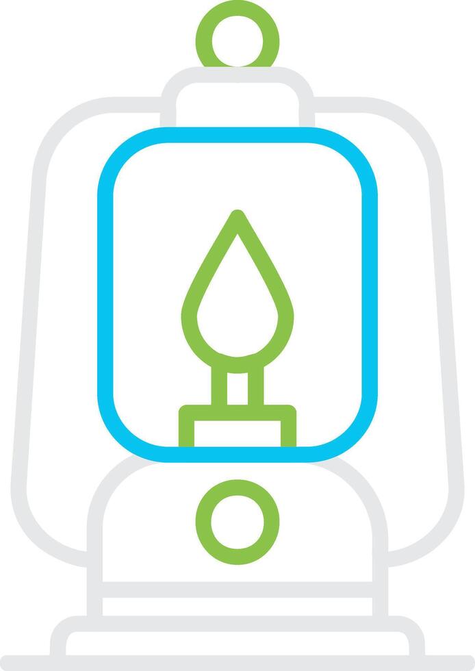 Oil Lamp Creative Icon Design vector