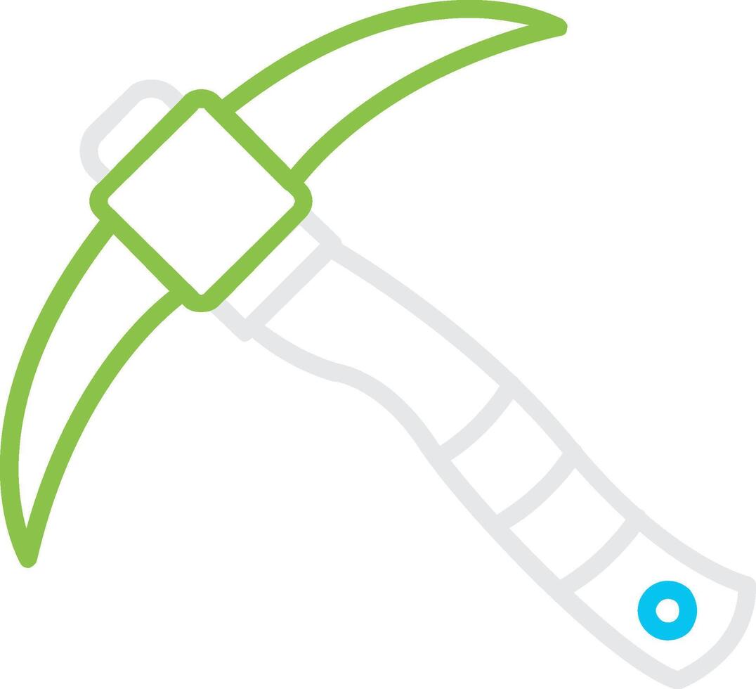Pickaxe Creative Icon Design vector