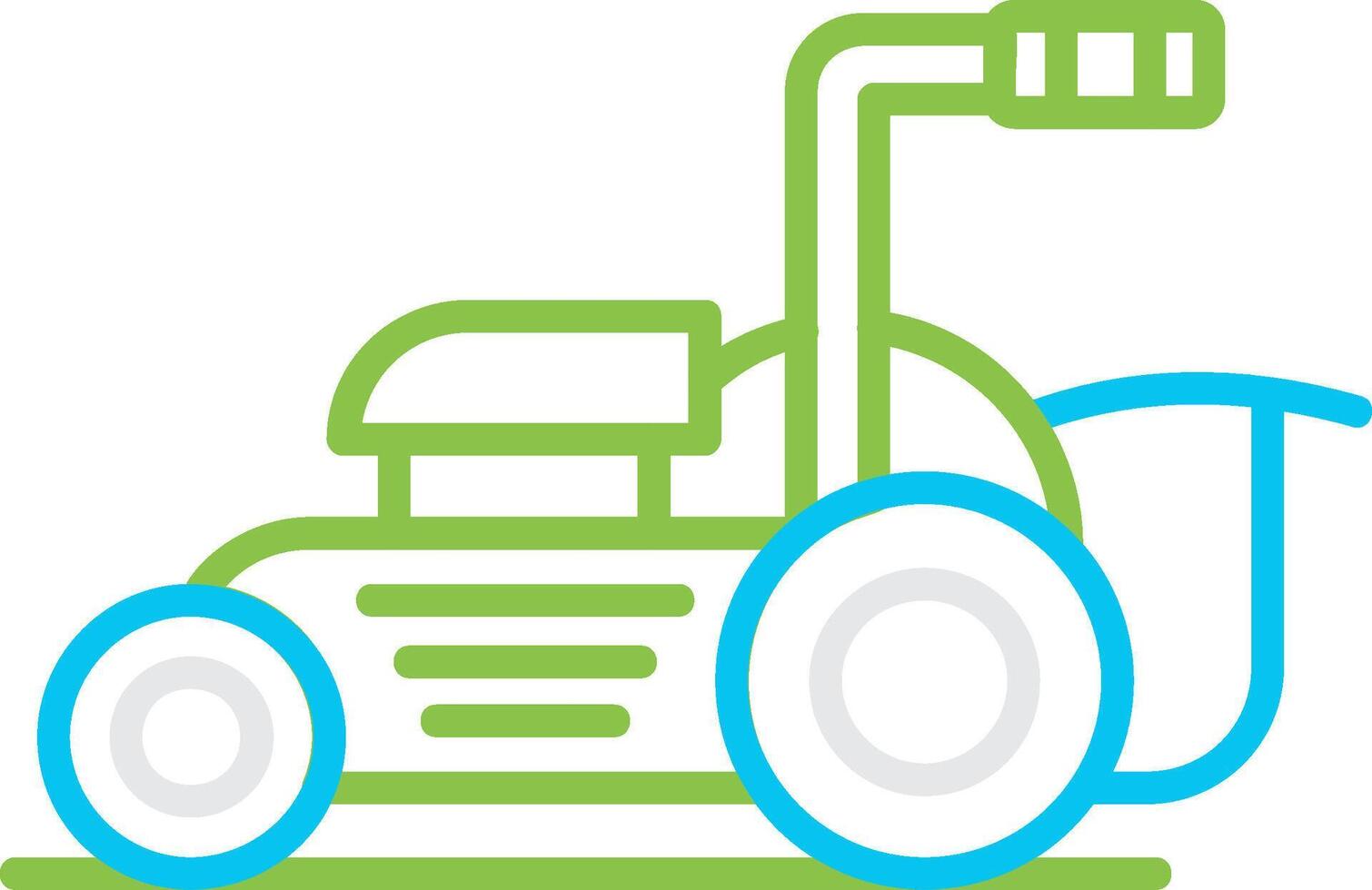 Lawnmower Creative Icon Design vector
