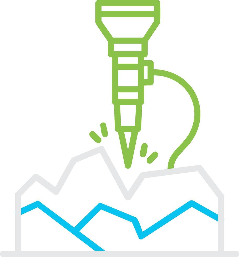 Mining Creative Icon Design vector