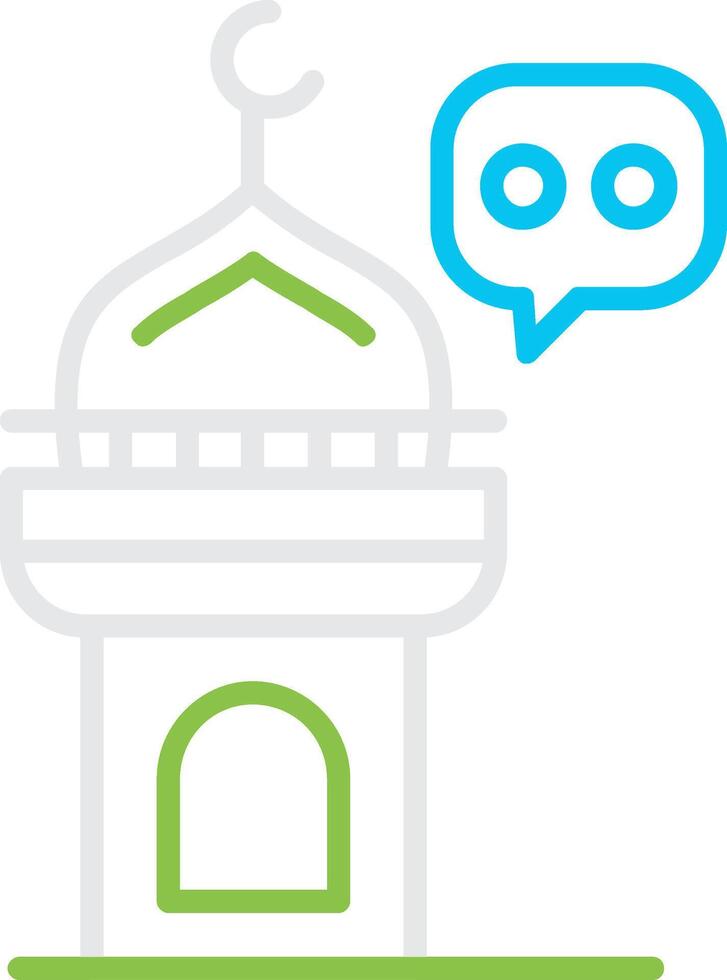 Minaret Creative Icon Design vector