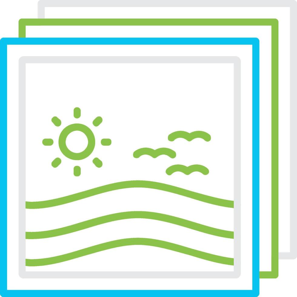 Photo Album Creative Icon Design vector