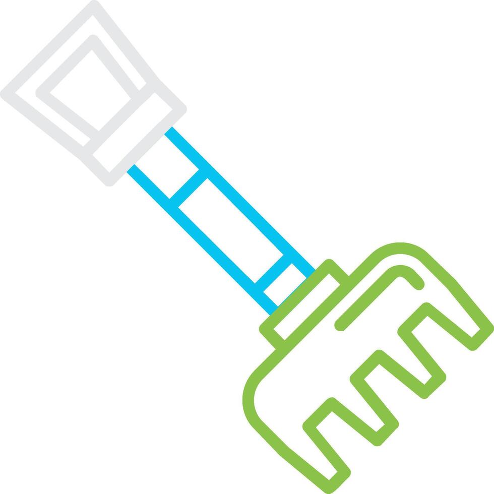 Rake Creative Icon Design vector