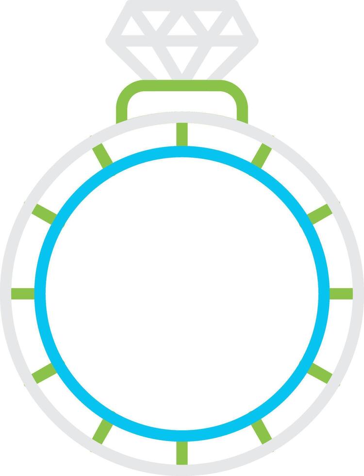 Ring Creative Icon Design vector