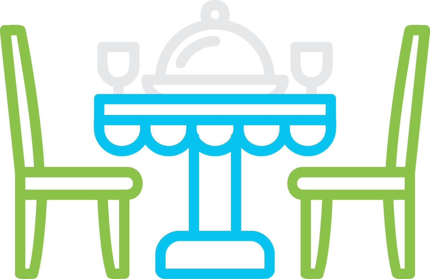 Dinner Creative Icon Design vector