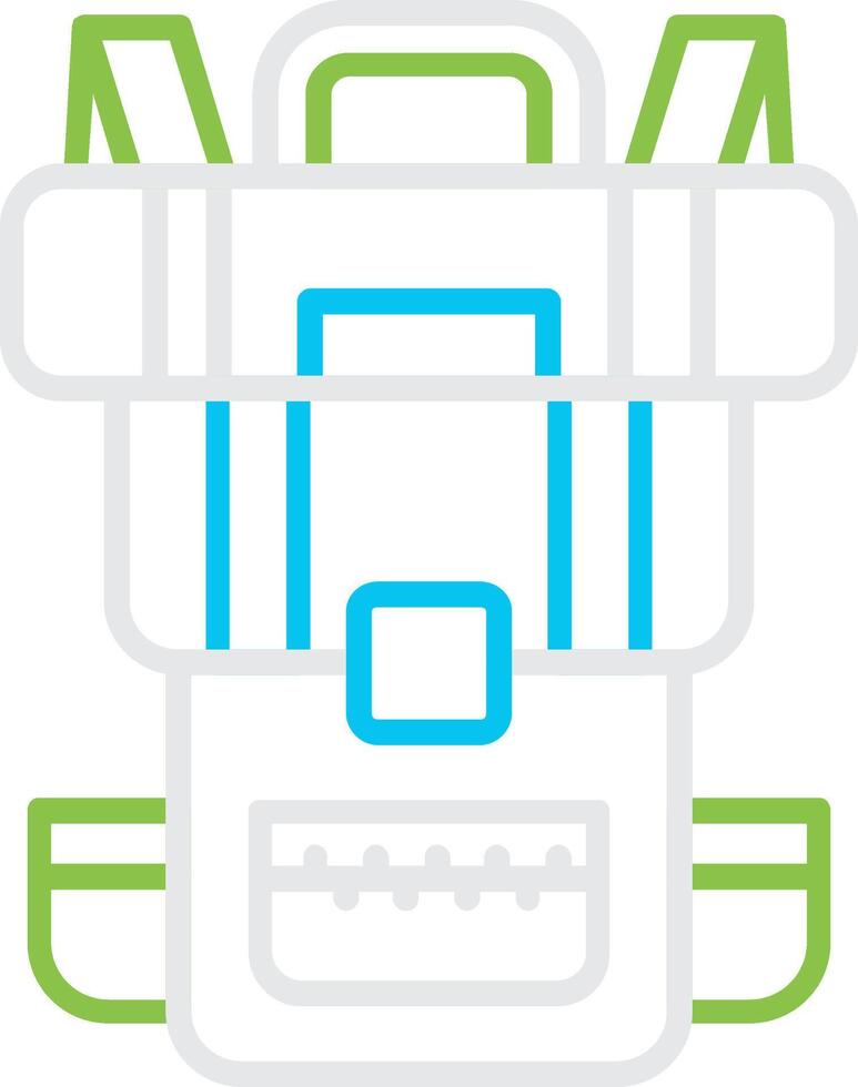 Backpack Creative Icon Design vector