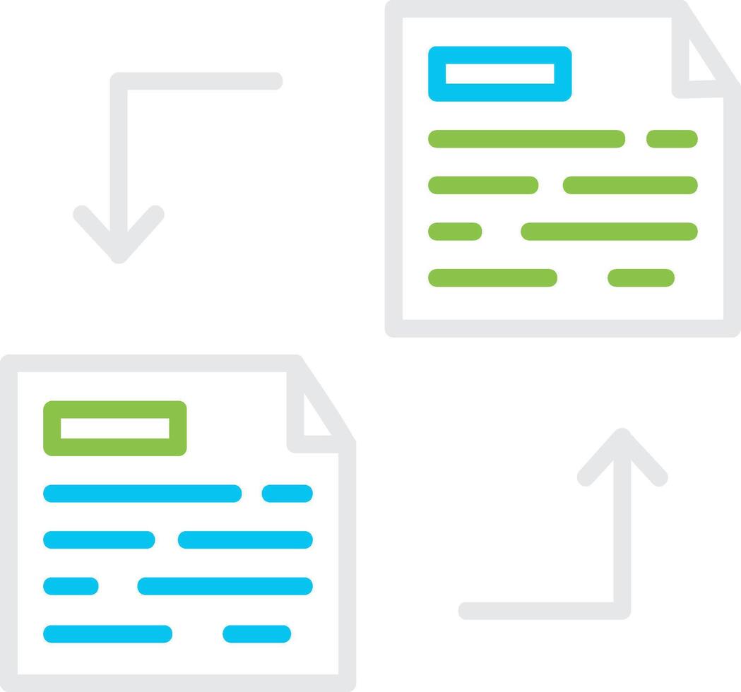 File Transfer Creative Icon Design vector