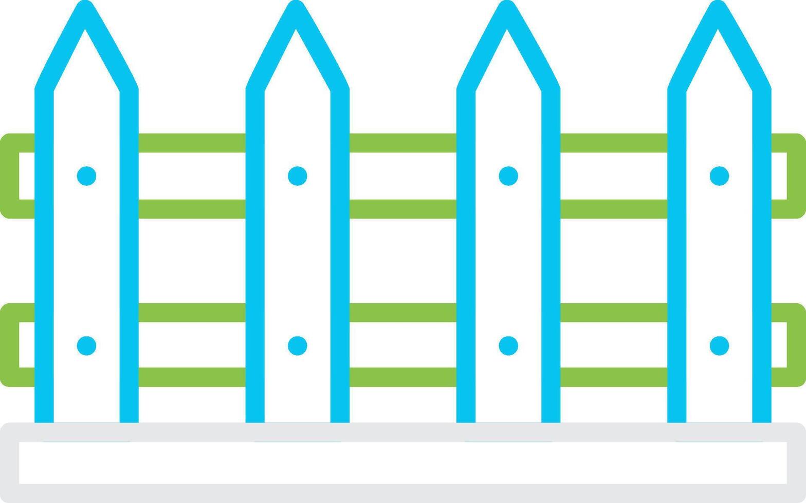 Fence Creative Icon Design vector