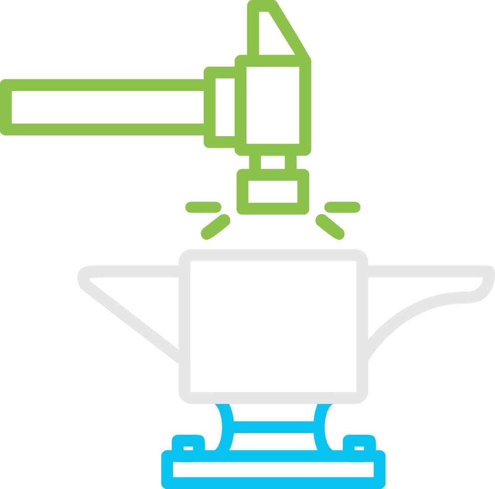 Anvil Creative Icon Design vector
