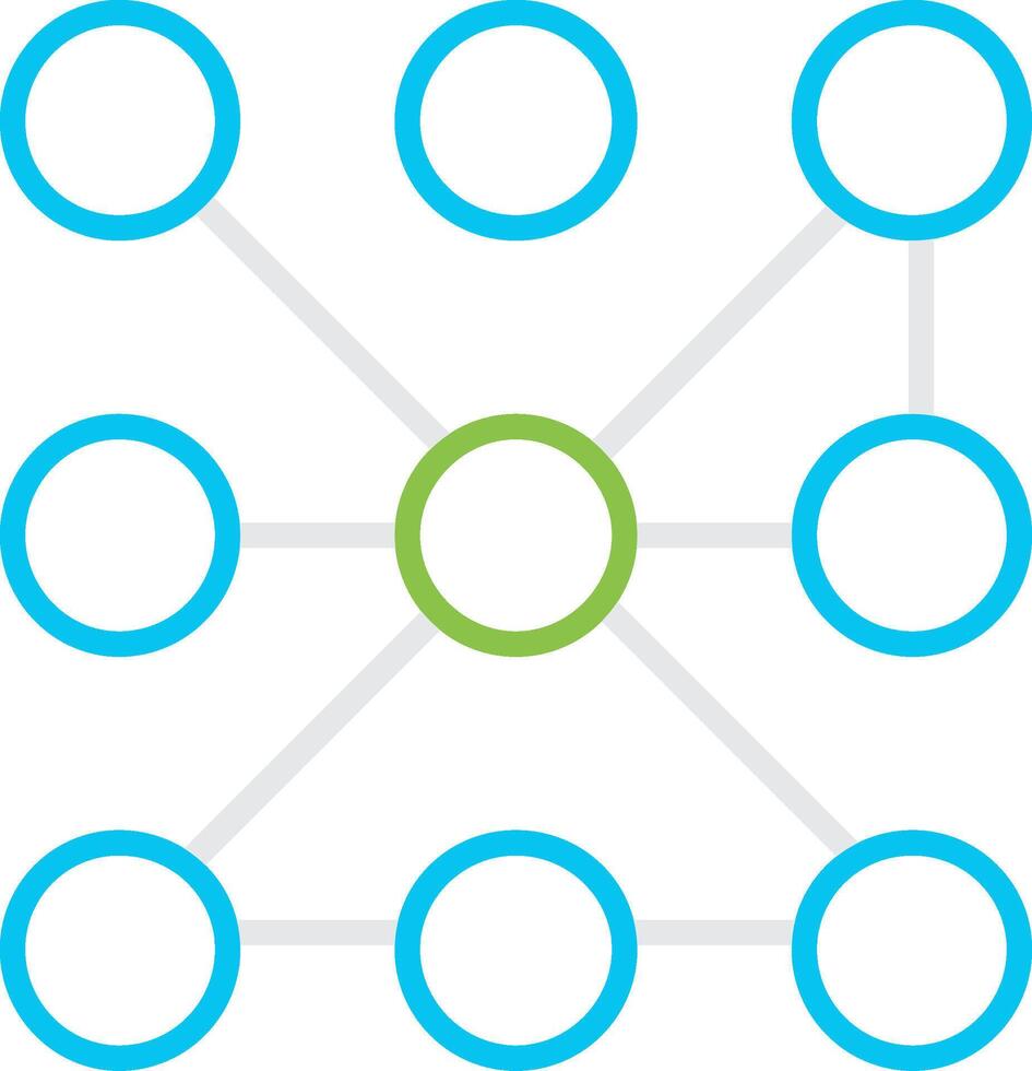 Pattern Lock Creative Icon Design vector