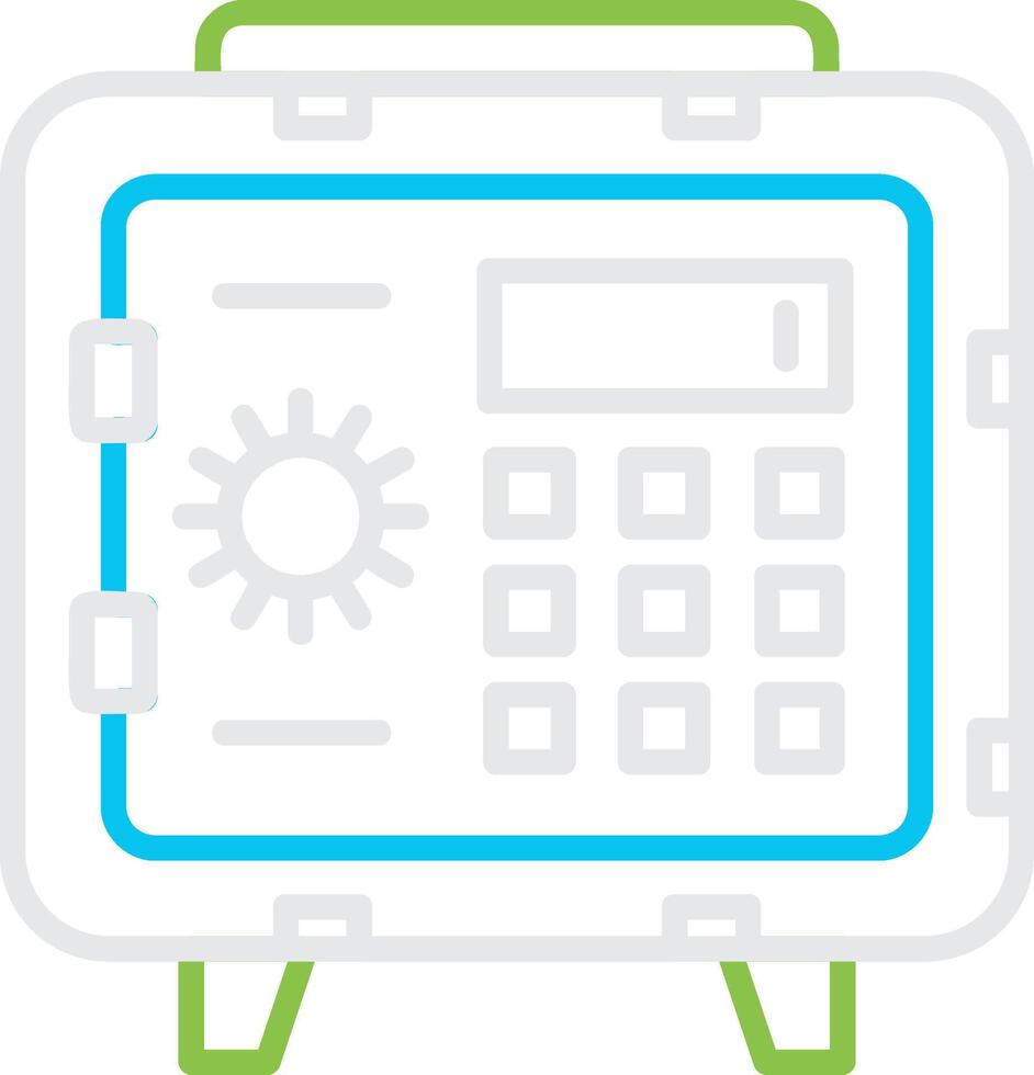 Safe Box Creative Icon Design vector