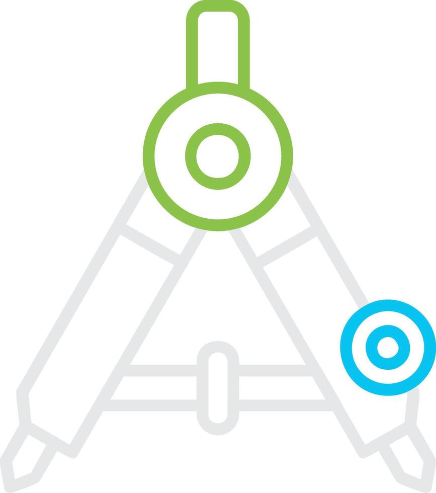 Compass Creative Icon Design vector