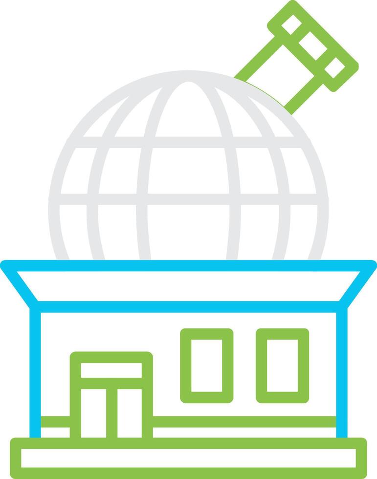 Observatory Creative Icon Design vector