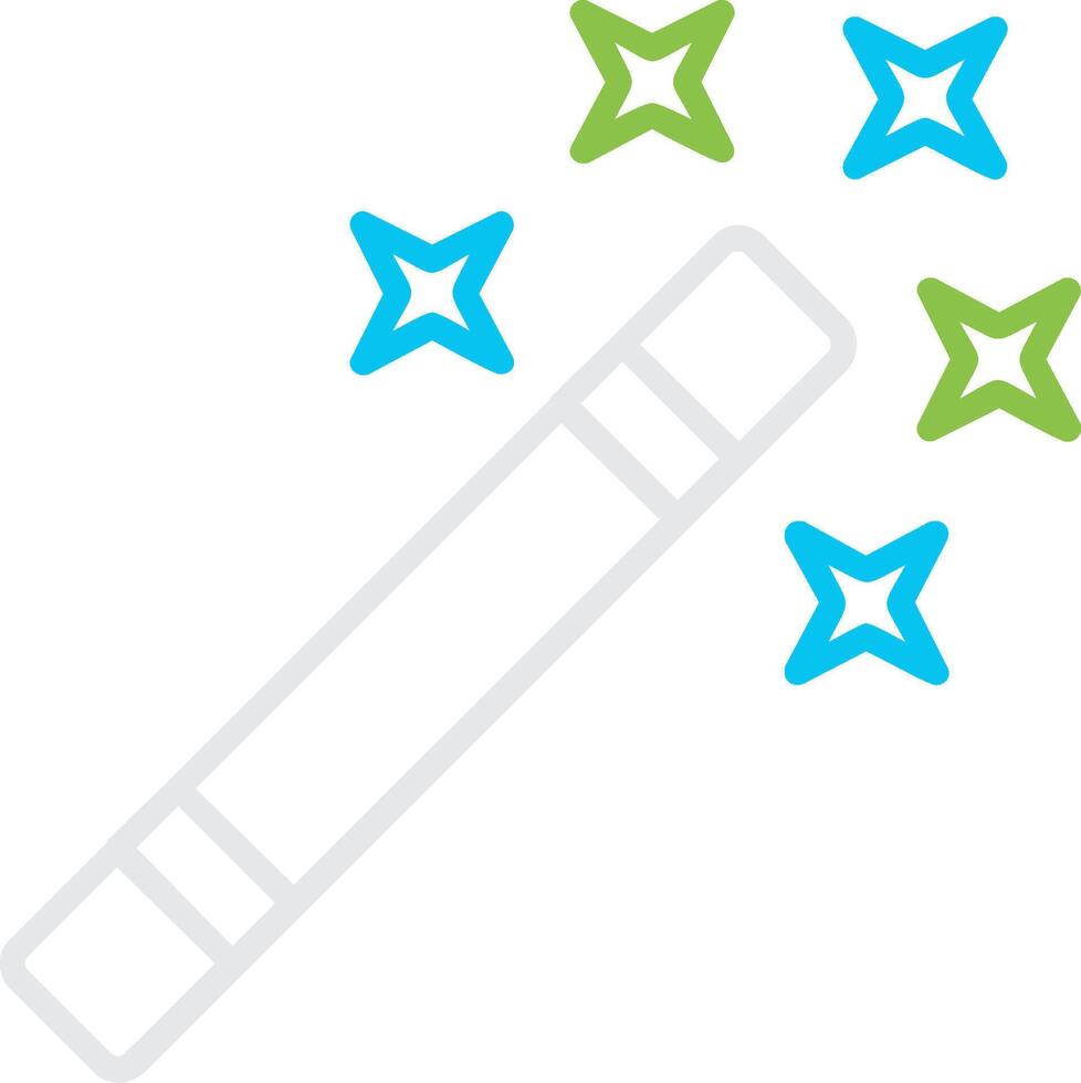 Magic Wand Creative Icon Design vector