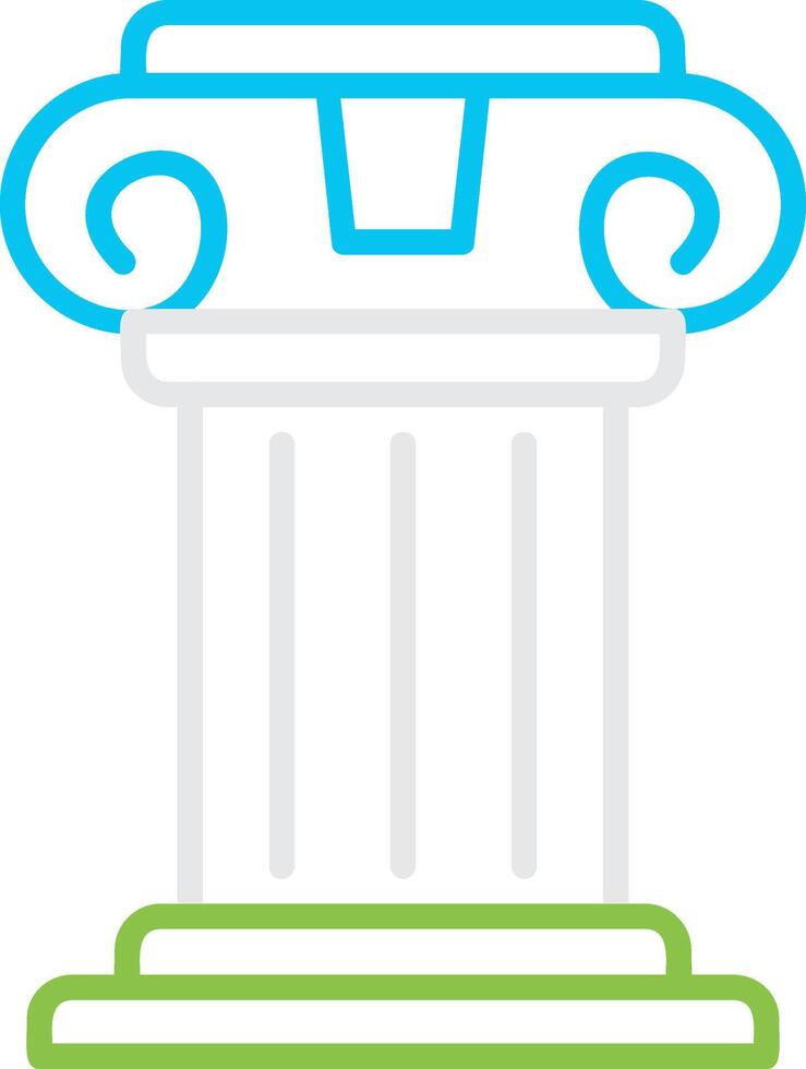 Pillar Creative Icon Design vector