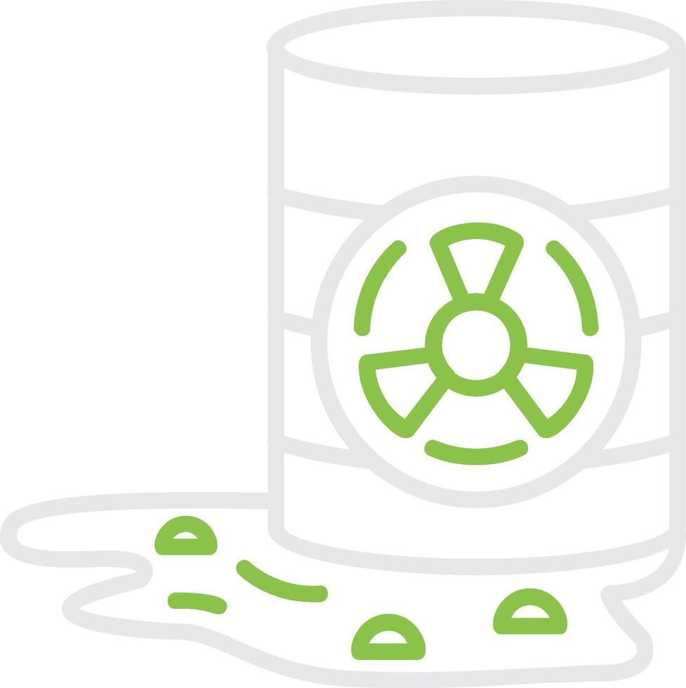 Toxic Waste Creative Icon Design vector