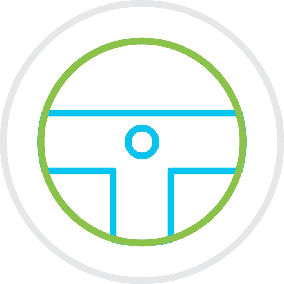 Steering Wheel Creative Icon Design vector