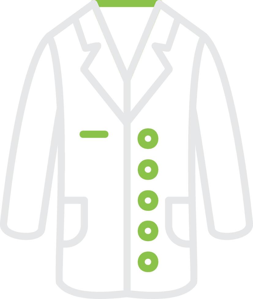 Lab Coat Creative Icon Design vector