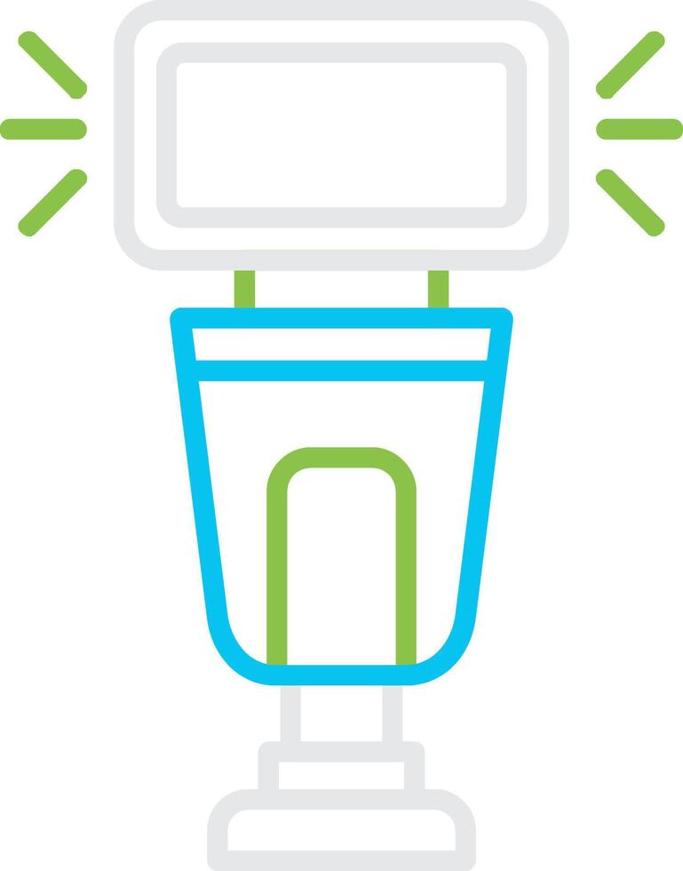 Camera Flash Creative Icon Design vector