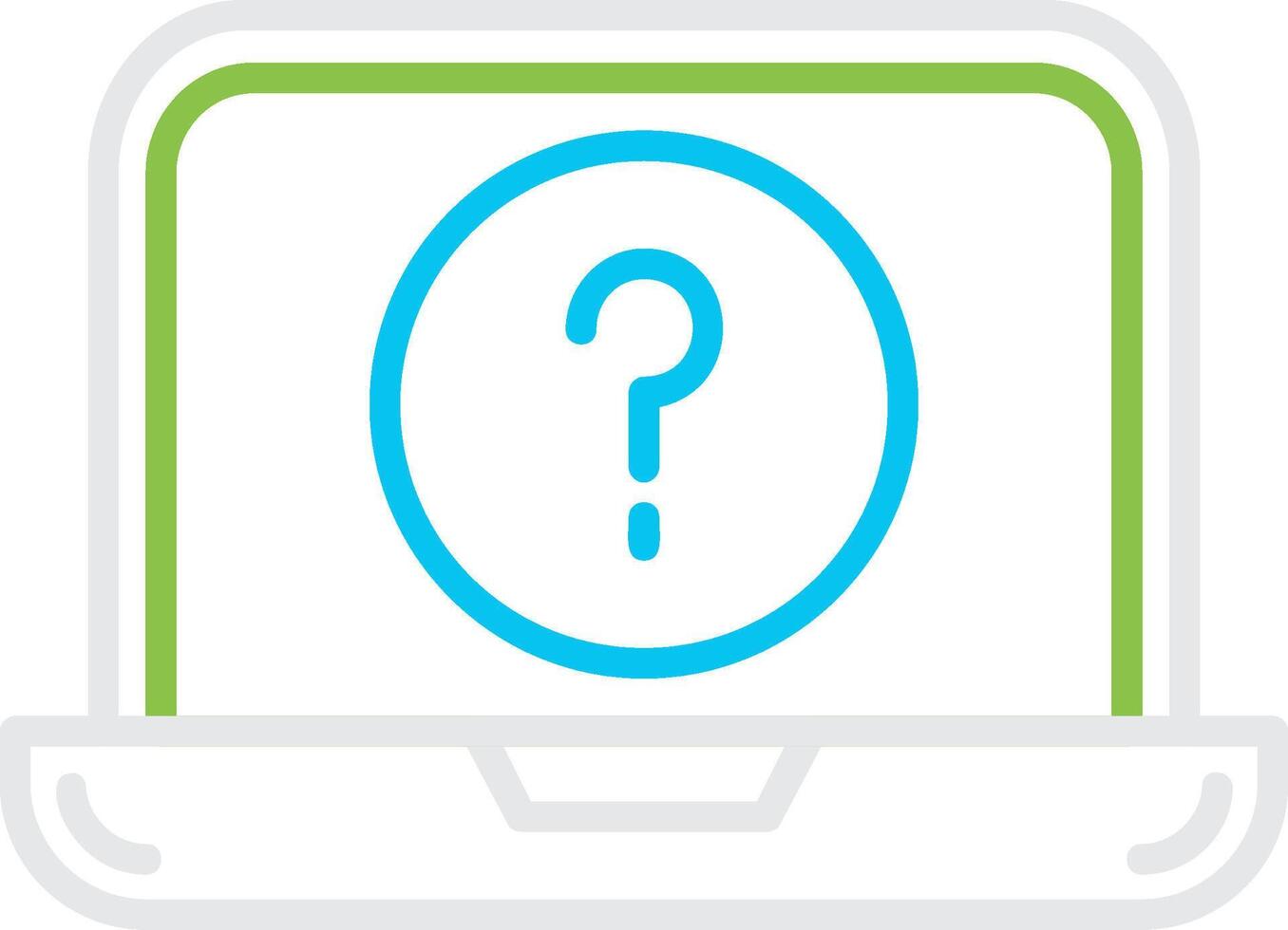 Question Mark Creative Icon Design vector