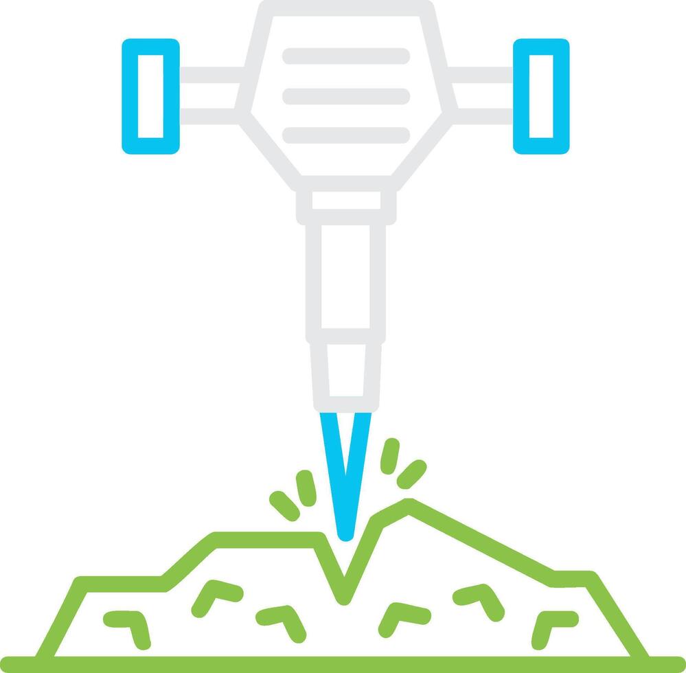Drill Creative Icon Design vector
