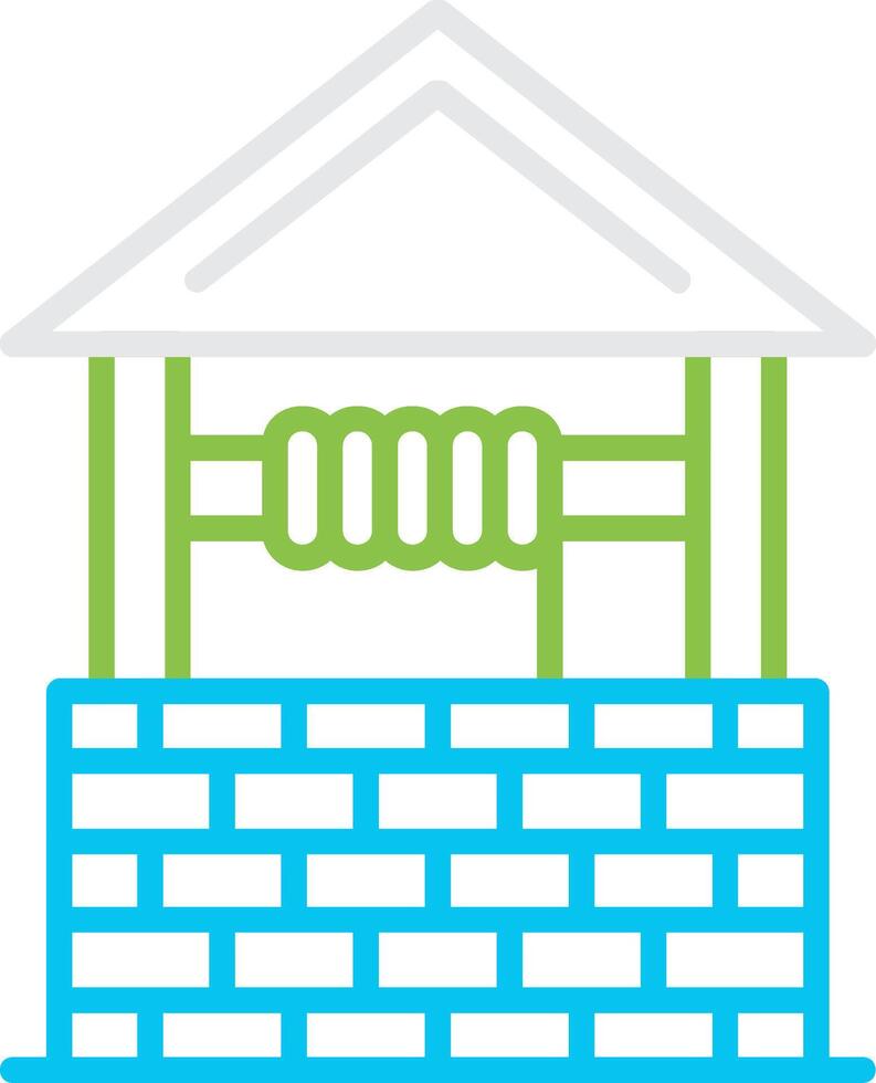 Water Well Creative Icon Design vector