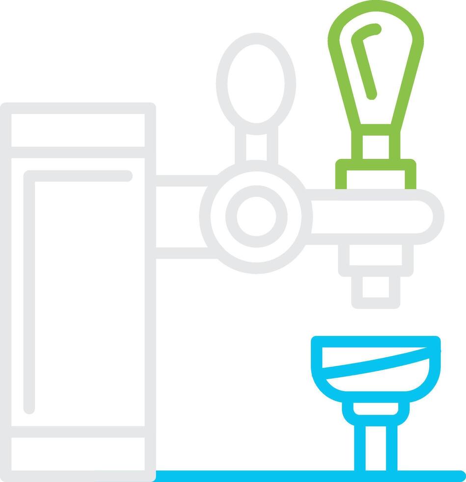 Bar Tap Creative Icon Design vector