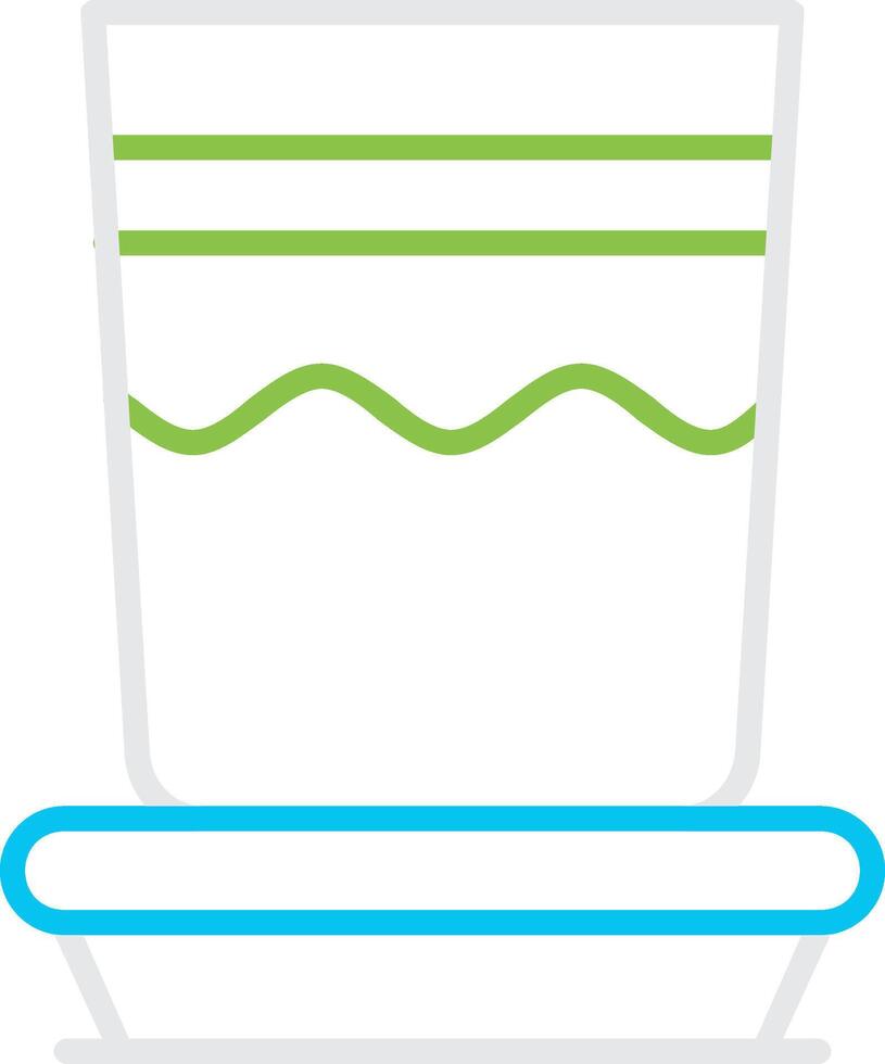 Water Glass Creative Icon Design vector