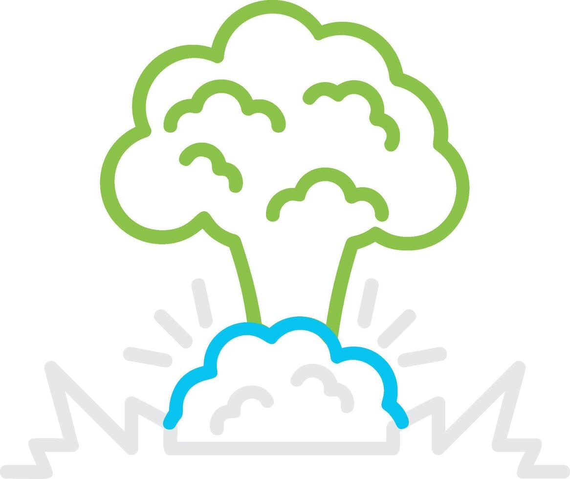 Explosion Creative Icon Design vector