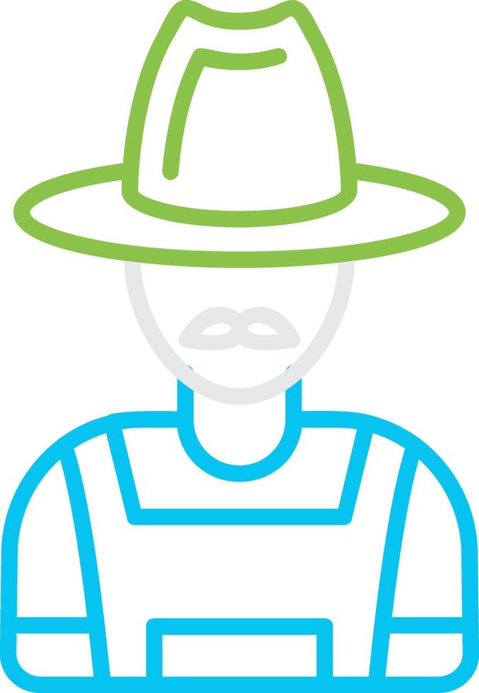 Farmer Creative Icon Design vector
