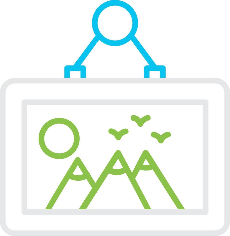 Frame Creative Icon Design vector