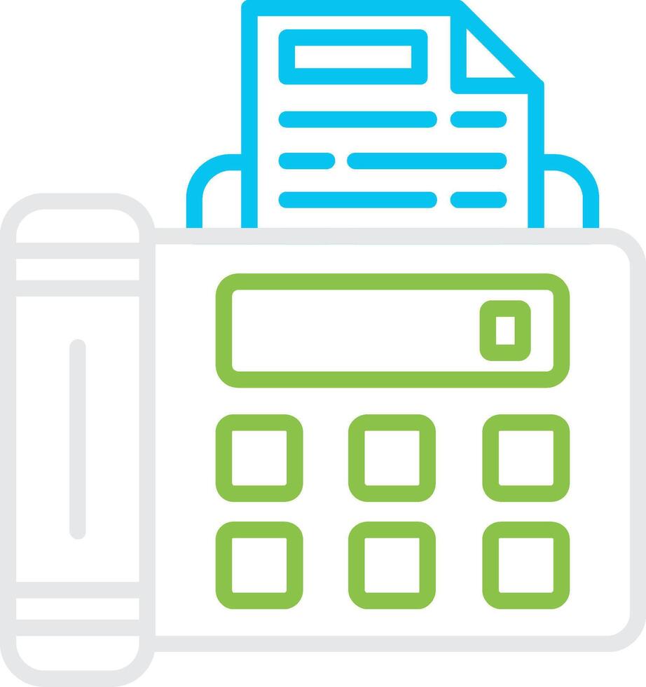 Fax Creative Icon Design vector
