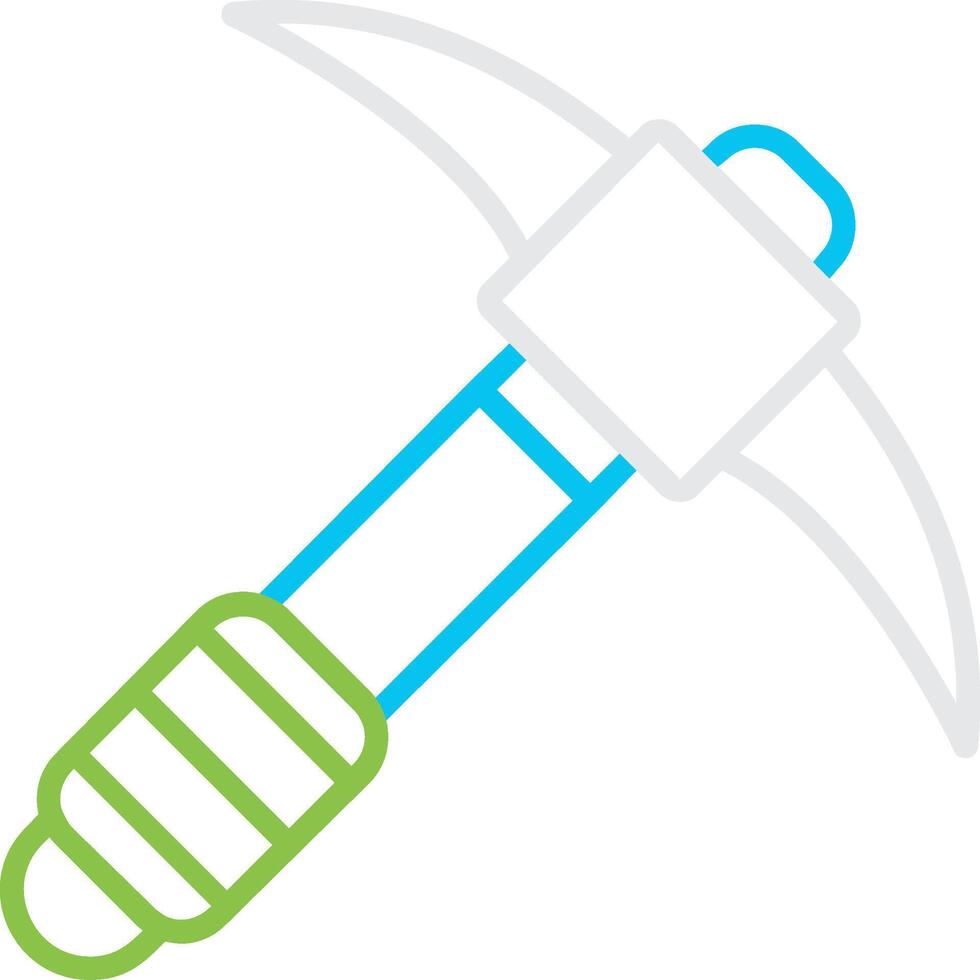 Pickaxe Creative Icon Design vector