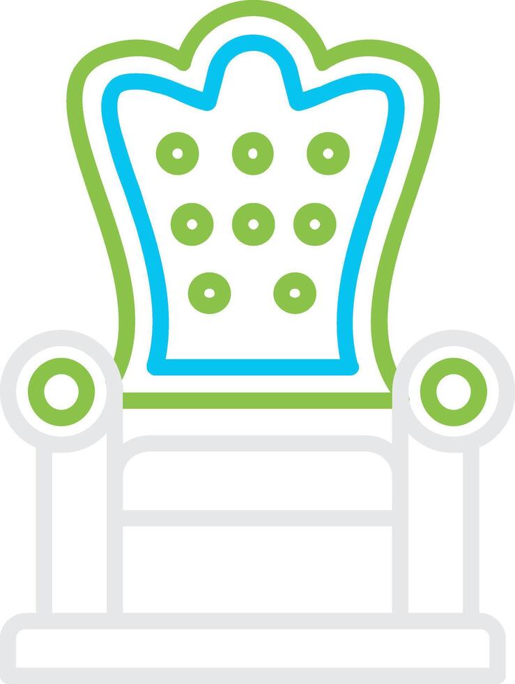 Throne Creative Icon Design vector