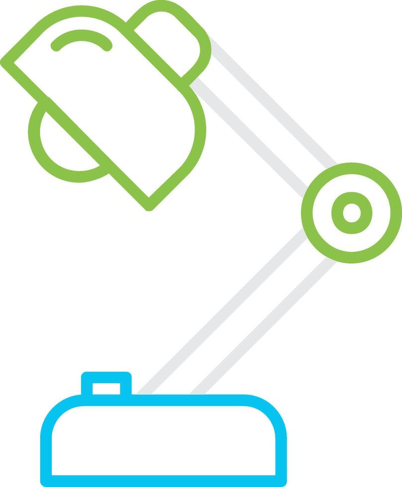 Desk Lamp Creative Icon Design vector