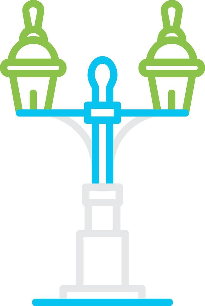 Street Lamp Creative Icon Design vector
